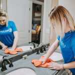 bathroom cleaning