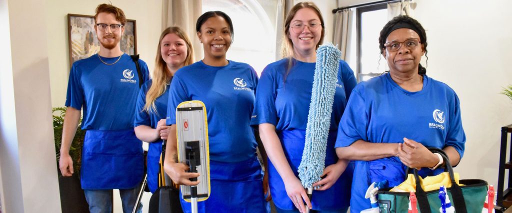 cleaning team members